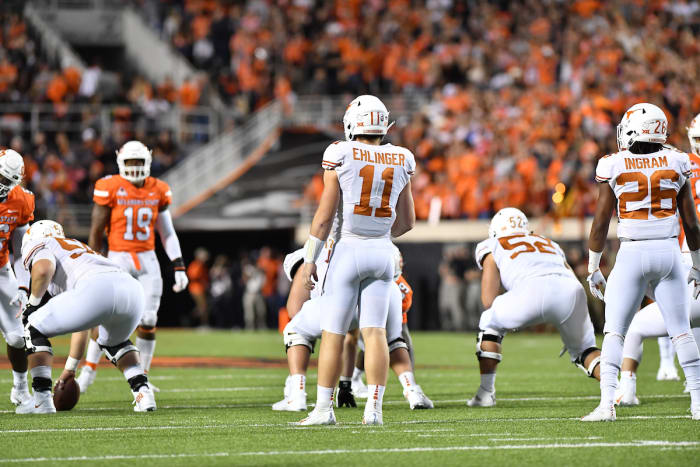 Sam Ehlinger makes his final trip to Boone Pickens Stadium.